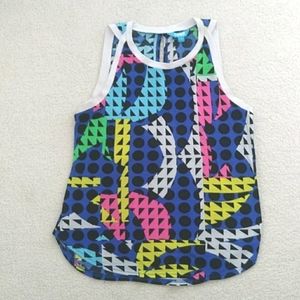 Colorful Retro Abstract Tank Top